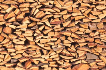 stack of firewood, can be used as background