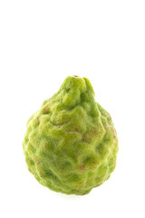 kaffir lime isolated on white background