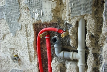 Wasserleitung Baustelle