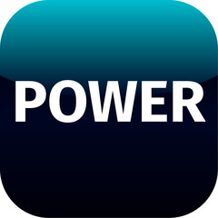 text power blue icon