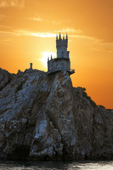 Obraz premium Swallow's Nest, republic Crimea