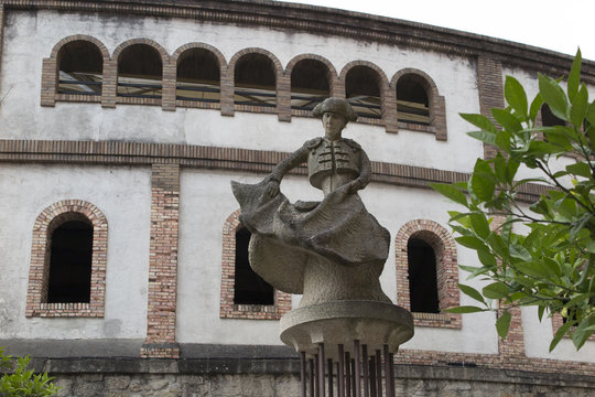 Einzige Stierkampfarena in Galizien (Pontevedra)
