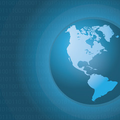 Abstract Background - Earth Globe