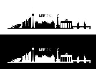 Naklejka premium Berlin skyline