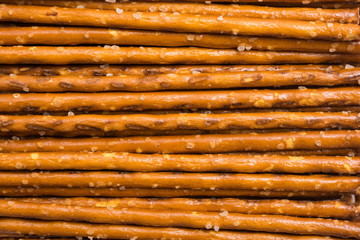 Salty Snack Sticks Close Up