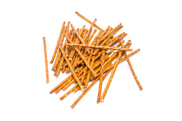 Salty Snack Sticks Isolated On White