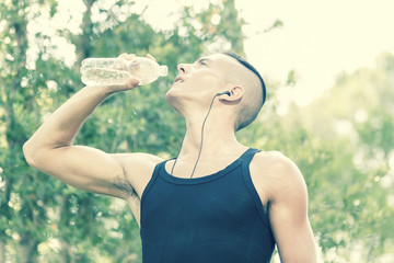 Fitness refreshment with water