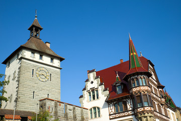 Fototapeta na wymiar Schnetztor - Altstadt - Konstanz - Bodensee