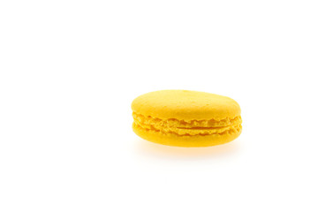 Macaron isolated on white