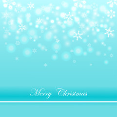 Vector background with snowflakes