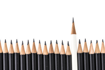 Naklejka premium Pencil isolated on white background