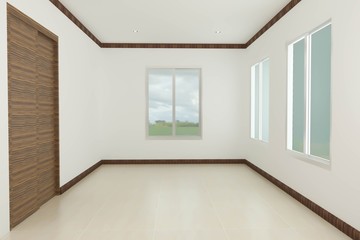 Obraz premium Empty room in hoem