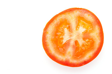 Tomato isolated on white