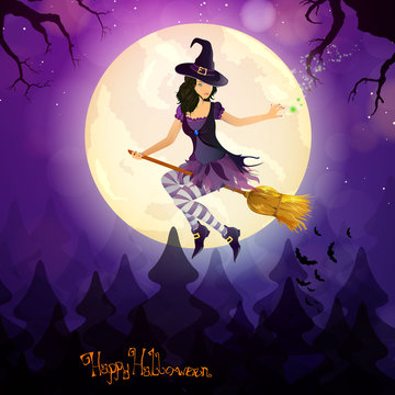 Vector Illustration of a Halloween Design