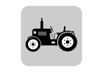 Tractor vector icon