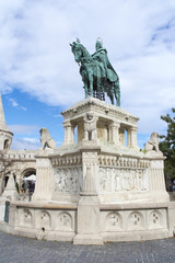 Fototapeta na wymiar Saint Stephen's Statue in Budapest