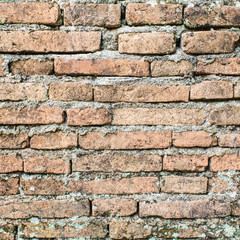 old red brick wall texture