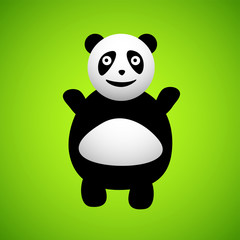 Panda cartoon character