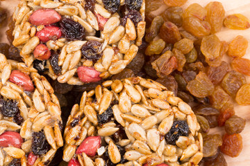 Candied roasted peanuts sunflower seeds.