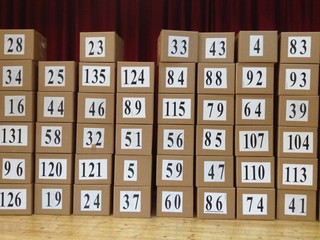 scatole numerate