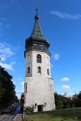 Fototapeta na wymiar Town Hall Tower in Vyborg.