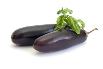 eggplant and basil