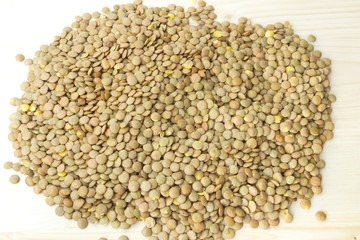 scattering of lentils