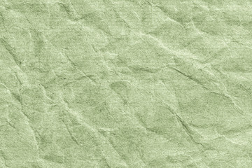Recycle Lime Green Striped Kraft Paper Coarse Crumpled Texture