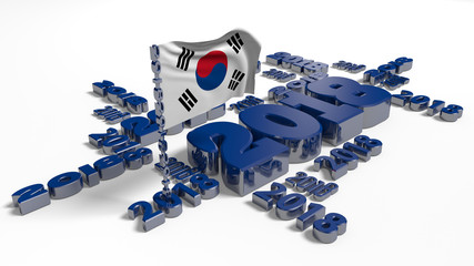 2018 Korean Flag design