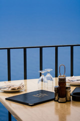 Restaurant mit Meerblick