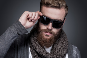 Obraz premium Confident in his perfect style.
