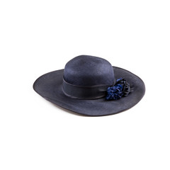 Lady's hat isolated on a white background