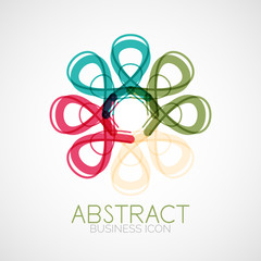 Symmetric abstract geometric shape