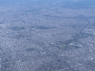 aerial view of Buenos Aires, Argentina