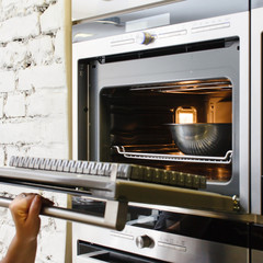 oven at kitchen