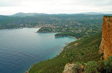 Obraz premium Die rote Klippe