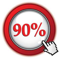 90 PERCENT ICON