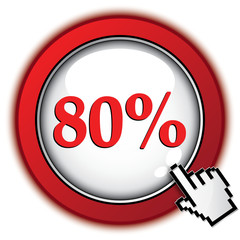80 PERCENT ICON