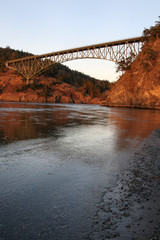 Deception Pass Bridge Sunset