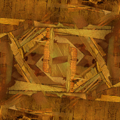 abstract grunge background with old archive, letters and photos