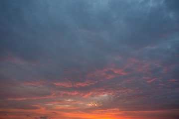 Fototapeta na wymiar sundown sky background