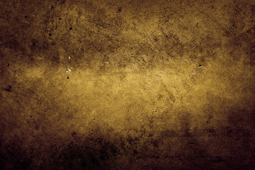 Grunge brown dark concrete textured wall background