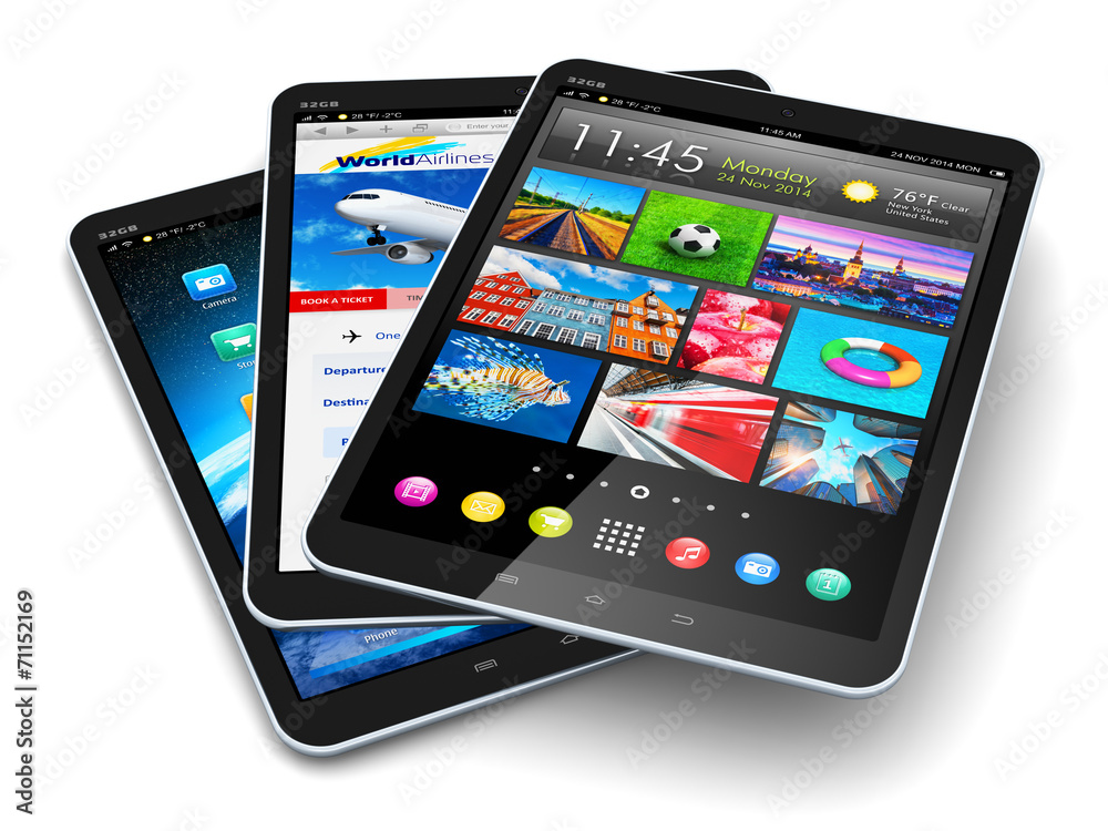 Poster tablet computers