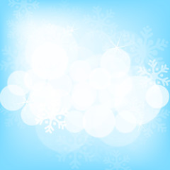 Abstract blue christmas background