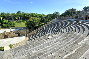 Fototapeta na wymiar Amphitheater, Altos de Chavon, La Romana, Dominican Republic
