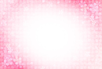 Obraz premium 桜 和紙 背景