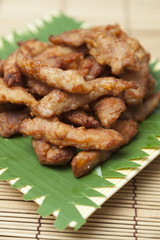 Breaded pork