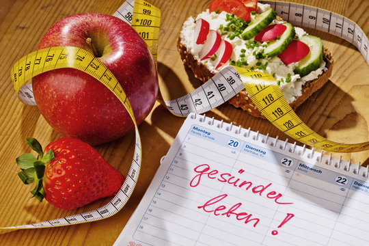 Guter Vorsatz zur Gesunden Ern&auml;hrung