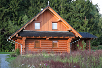 Obraz premium log cabin