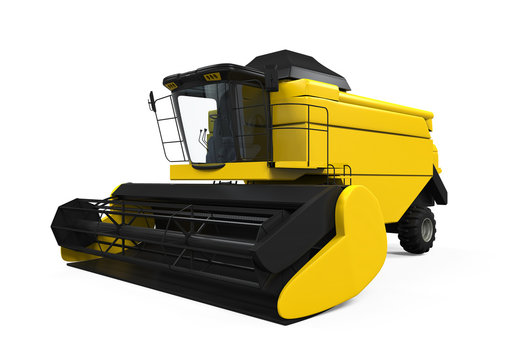 Combine Harvester Isolated